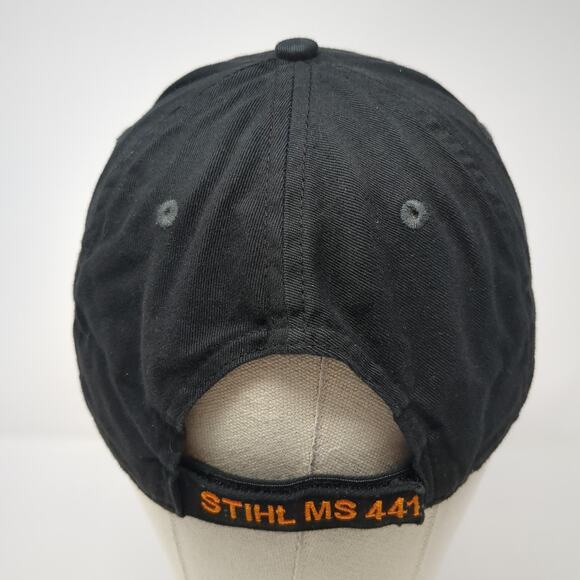 STIHL Street Boss Strapback Hat Black One Size Adjustable Embroidered - Picture 6 of 9